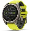 Смарт-часы Garmin Fenix 8 Solar, желтый/серебристый