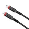 Кабель USB Type-C(M)-Lightning 8-pin(M), 3 м, черный, HOCO Victory X59