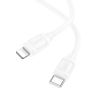 Кабель USB Type-C(M)-Lightning 8-pin(M), 1 м, белый, HOCO X115 (6942007651967 )