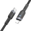 Кабель USB Type-C(M)-Lightning 8-pin(M), 1.2 м, черный, HOCO U117 (IP(01467))