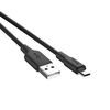 Кабель USB(Am)-Micro USB(Bm), 1 м, черный, HOCO X21