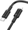 Кабель USB Type-C(M)-Lightning 8-pin(M), 1 м, черный, Borofone BX111ai (BX111ai Black)