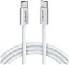 Кабель USB Type-C(M)-USB Type-C(M), 1.8 м, белый, Anker Zolo (A8060H22)