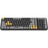Клавиатура SONNEN K303BY, USB, серый/желтый/черный (513952)
