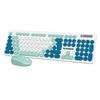 Клавиатура + мышь SONNEN K-650, USB, белый/синий/мятный (513953)