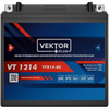 Мото аккумулятор VEKTOR Plus VT 1214 (YTX14-BS)