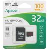 Карта памяти microSDHC Apacer 32Gb Class 10 UHS-I (AP32GMCSH10UB-R)