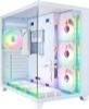 Корпус 1STPLAYER MEGAVIEW MV8-TP ARGB, Midi-Tower, без БП, белый