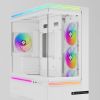 Корпус Thermalright M10 M10 FAN4-C, Mini-Tower, без БП, белый