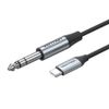 Кабель USB Type-C(M) Jack 6.35mm(M), 1 м, Vention BIJH