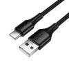 Кабель USB(Am)-USB Type-C(M), 1 м, черный, HOCO X120 (6942007658904)