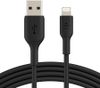 Кабель USB(Am)-Lightning 8-pin(M), 2 м, черный, Belkin BoostCharge CAA001BT2MBK (CAA001BT2MBK)