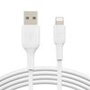 Кабель USB(Am)-Lightning 8-pin(M), 2 м, белый, Belkin BoostCharge CAA001BT2MWH (CAA001BT2MWH)