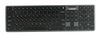 Клавиатура Gembird KBW-8460, Bluetooth/Радиоканал, черный (KBW-8460)
