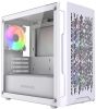 Корпус PowerCase Mistral Micro D3W ARGB V2, Mini-Tower, без БП, белый
