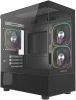 Корпус PowerCase Vision Micro M2 ARGB, Mini-Tower, без БП, черный