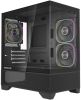 Корпус PowerCase Vision Micro M4B, Mini-Tower, без БП, черный