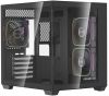 Корпус PowerCase Vision Micro M5CB, Mini-Tower, без БП, черный