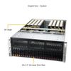 Серверная платформа SuperMicro 4124GS-TNR+, 2xSocket SP3, 32xDDR4, 24x2.5 HDD HS, Redundant 4x2000 Вт 4U (AS-4124GS-TNR+)