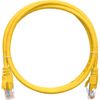 Патч-корд NIKOMAX UTP, кат.5e, 1 м, RJ45-RJ45, желтый