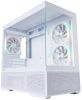 Корпус 1STPLAYER CV6 ARGB, Mini-Tower, без БП, белый