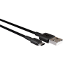 Кабель USB(Am)-USB Type-C(M), 1 м, черный, MORE CHOICE K19a/К19а
