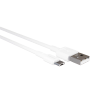 Кабель USB(Am)-Micro USB(Bm), 1 м, белый, MORE CHOICE K19m/К19м