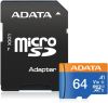 Карта памяти microSDXC ADATA 64Gb Class 10 UHS-I U1 (AUSDX64GUICL10A1-RA1)
