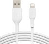 Кабель USB(Am)-Lightning 8-pin(M), 3 м, белый, Belkin BoostCharge (CAA001bt3MWH)