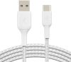 Кабель USB(Am)-USB Type-C(M), 3 м, белый, Belkin (CAB002bt3MWH)