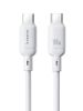 Кабель USB Type-C(M)-USB Type-C(M), 2 м, белый, Baseus Silky Fast (P10377704213-01)