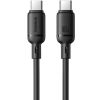Кабель USB Type-C(M)-USB Type-C(M), 2 м, черный, Baseus Silky Fast (P10377704113-01)