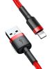 Кабель USB(Am)-Lightning 8-pin(M), 3 м, красный, Baseus Cafule (CALKLF-R09)