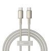 Кабель USB Type-C(M)-USB Type-C(M), 2 м, золотистый, Baseus Tungsten (P10319800G21-01)