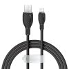 Кабель USB(Am)-Lightning 8-pin(M), 1 м, черный, Baseus Ultra-Fast P10376301112-02 (P10376301112-02)