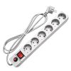 Сетевой фильтр UNIVersal, 6-розеток, 7 м, белый (967U-3007)