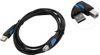 Кабель USB(Am)-USB(Bm), 2 м, синий/черный, Vention VAS-A16-B