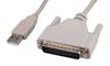 Кабель-переходник (адаптер) USB(Am)-COM(25M), 1.8 м, серый, Cablexpert Pro