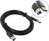 Кабель USB(Am)-USB(Bm), 1.5 м, черный, Vention COOB