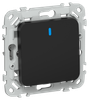 Выключатель IEK FLITE ВС11-1-1-ФлЧ, 1кл., черный