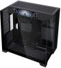 Корпус LIAN-LI O11 Vision-M Digital Black, Mini-Tower, без БП, черный