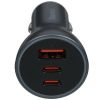 Автомобильное зарядное устройство Baseus Golden Contactor Pro, USB, 2xUSB Type C