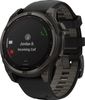 Смарт-часы Garmin Fenix 8 Solar Sapphire, черный/серый
