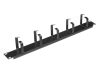 Органайзер кабельный Netko SB, горизонтальный, 19", 1U (SA 1U-5M-BL)