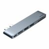 Док-станция UGREEN Revodok 6-in-1 CM380 для Apple, серый (80856)