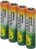 Аккумулятор GP Rechargeable, 100AAAHC3/1-2CR4, AAA, 950 мА·ч, 4 шт