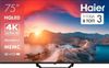 Телевизор 75" Haier Smart TV S2 Pro, 3840x2160, черный