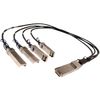 Кабель DAC SNR, QSFP+-4xSFP+, 3 м