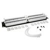 Кросс-панель в шкаф 19" 2U, LANMASTER LAN-RS110-200FT