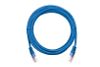 Патч-корд NETLAN UTP, кат.5e, 1 м, RJ45-RJ45, синий 10 шт